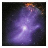 Röntgentelescopen spookachtige kosmische hand perfect poster (Voorkant)
