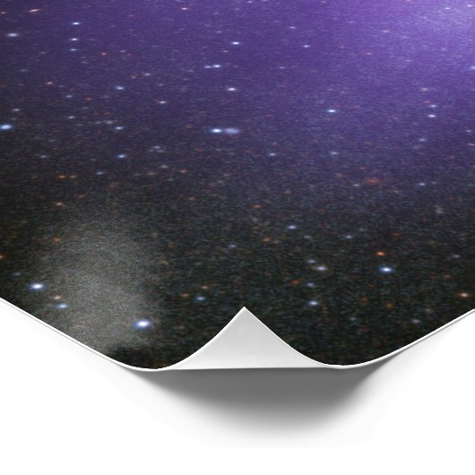 Röntgentelescopen spookachtige kosmische hand perfect poster (Hoek)