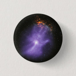 Röntgentelescopen spookachtige kosmische hand ronde button 3,2 cm