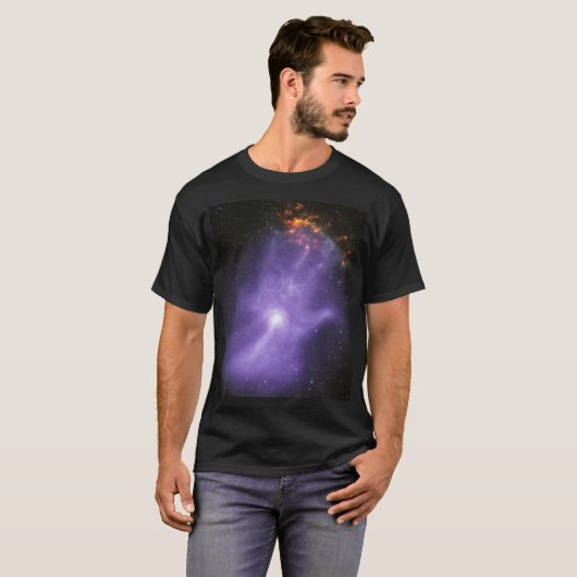 Röntgentelescopen spookachtige kosmische hand t-shirt (Voorkant volledig)
