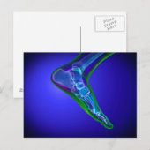 röntgenUitzicht van menselijke roet 1 Briefkaart (Voorkant / Achterkant)