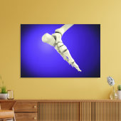 röntgenUitzicht van menselijke voet 2 Canvas Afdruk (Insitu (Woonkamer))
