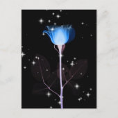 Röntgenventilator met mousserend - blauw briefkaart (Voorkant)