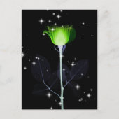 Röntgenventilator met mousserend - groen briefkaart (Voorkant)