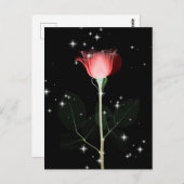 Röntgenventilator met mousserend - Rood Briefkaart (Voorkant / Achterkant)