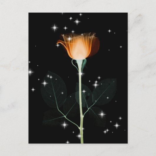 Röntgenventilator met mousserend vermogen - Oranje Briefkaart (Voorkant)