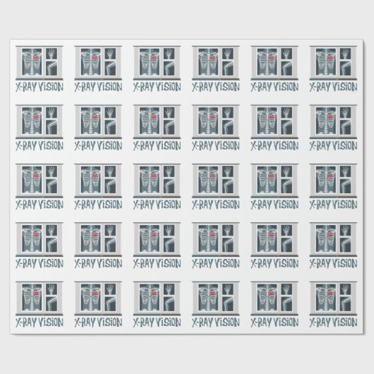 Röntgenvisie Cadeaupapier (Vlak)