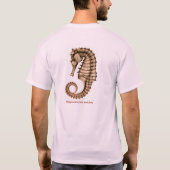 RöntgenZee paard Hippocampus erectus voor/achter T-shirt (Achterkant)