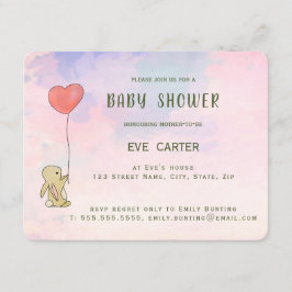 Roo Bunny - Hartballon Kaart