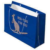 Roo-ting voor je Cute Aussie Funny Kangaroo Pun Groot Cadeauzakje (Voorkant Gekanteld)