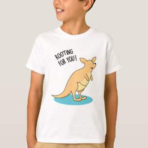 Roo-Ting voor u Funny Kangaroo Pun T-shirt