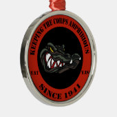 Rood 1941 metalen ornament (Rechts)