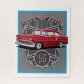 Rood 1956 Klassiek Legpuzzel (Verticaal)