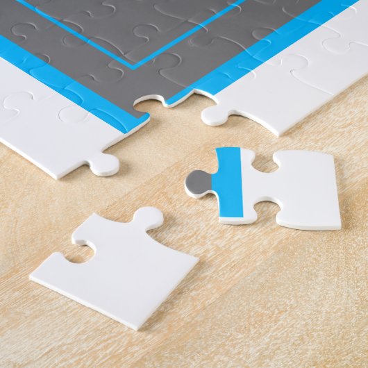 Rood 1956 Klassiek Legpuzzel (Zijkant)