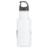 Rood 1966-67-lader waterfles  (Achterkant)