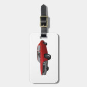 Rood 1968 Chevelle SS: Bagagelabel (Voorkant verticaal)