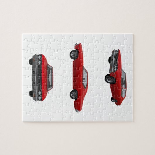 Rood 1968 Chevelle SS: Legpuzzel (Horizontaal)