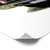 Rood 1969 Chevelle uitzicht vooraan. Poster (Hoek)