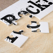 Rood 1975 Corvette L82 Stingray Puzzle Legpuzzel (Zijkant)