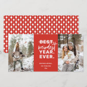 Rood 2020 Humor Feestdagenkaart (Voorkant / Achterkant)