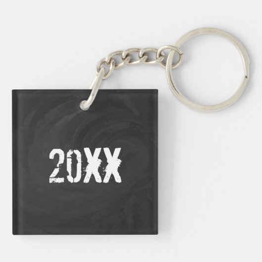 Rood 40 decennium sleutelhanger (Achterkant)