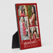 Rood 4 Foto Afstuderen Moderne kalligrafie Harten Fotoplaat (Zijkant)