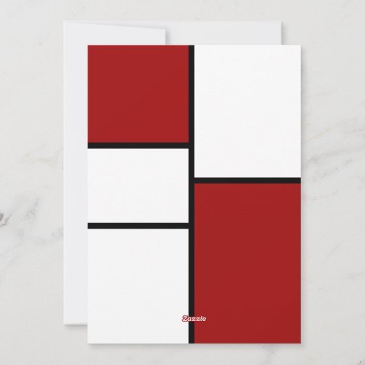 Rood 4 Foto Collage Modern Prettige feestdagen Feestdagenkaart (Achterkant)