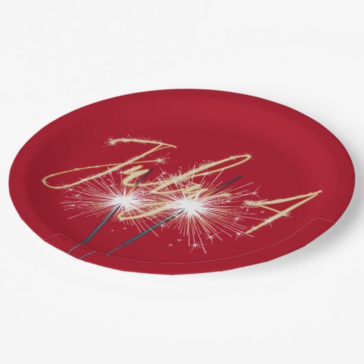 Rood 4 juli Sparklers Papier Bord (Gekanteld)