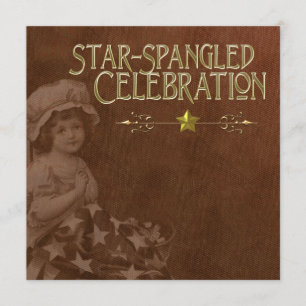 Rood 4 juli Uitnodigingen