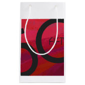 Rood 50 decennium klein cadeauzakje (Voorkant)