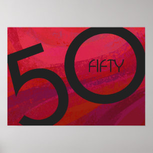 Rood 50 decennium poster