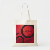 Rood 50 decennium tote bag (Voorkant)