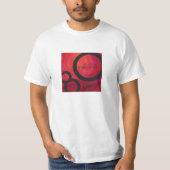 Rood 80 decennium t-shirt (Voorkant)