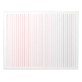 Rood 8,5-inch x 11-inch ledencollege notitieblok (Voorkant)