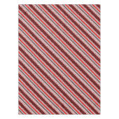 Rood 8 bit liefde harten tafelkleed (Voorkant)