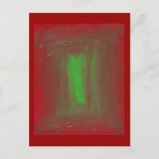 Rood aan Groen Josef Albers Homage Briefkaart