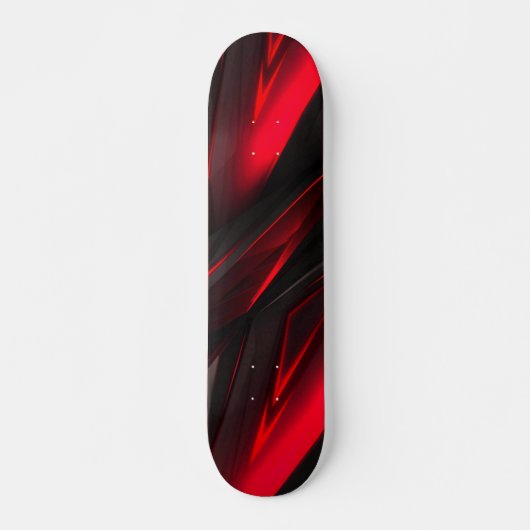 Rood aan het Abstract Ontwerp van het Punt Persoonlijk Skateboard (Voorkant)