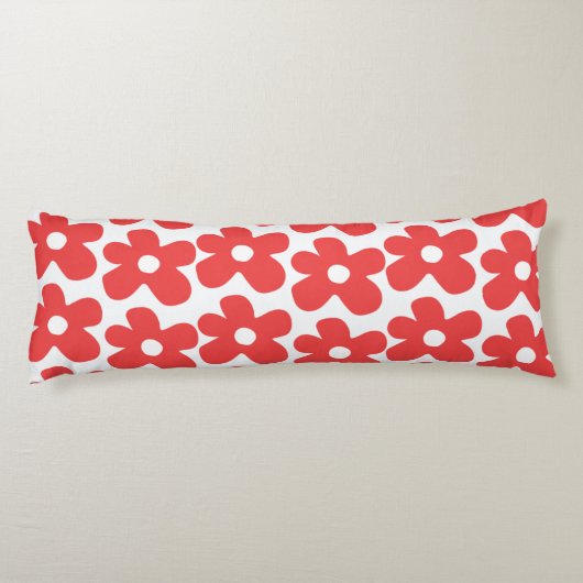 Rood aanlooppatroon lichaamskussen (Achterkant)