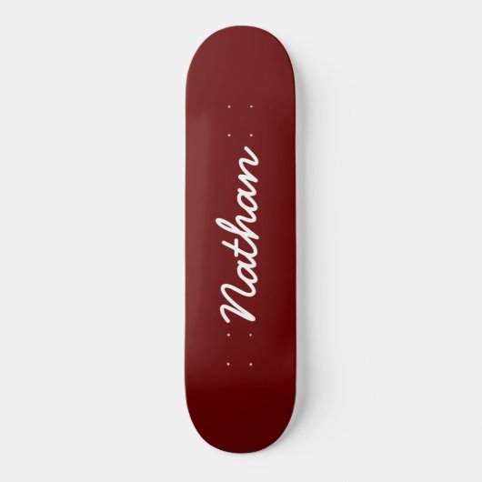 Rood aanpasbaar persoonlijk skateboard (Voorkant)
