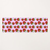 Rood aardbeienroze yogamat (Voorkant (horizontaal))