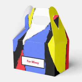 Rood Abstract Bedankdoosjes