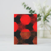 Rood Abstract Briefkaart (Staand voorkant)