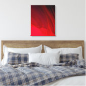Rood Abstract Canvas Afdruk (Insitu (Slaapkamer))