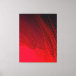 Rood Abstract Canvas Afdruk