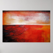 Rood Abstract canvas Afdrukken Modern Creatief Poster (Voorkant)