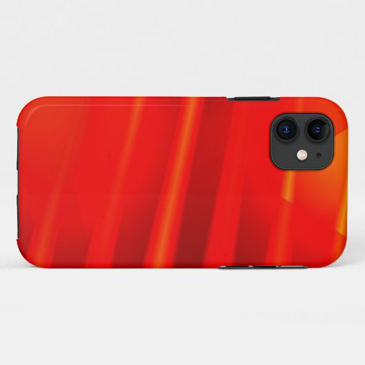 Rood Abstract Case-Mate iPhone Case (Achterkant (horizontaal))