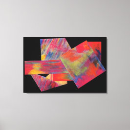 Rood Abstract Fine Art Canvas Print