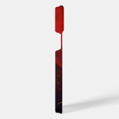 Rood Abstract Goud Glitter iPhone Hoesje (Rechterkant)