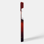 Rood Abstract Goud Glitter iPhone Hoesje (Linkerkant)