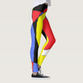 Rood Abstract Leggings (Rechts)